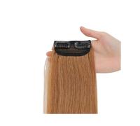 Estensioni dei capelli per uso quotidiano a clip: capelli umani corti, per donne con capelli radi, per più volume(Dark Blonde,20 cm)