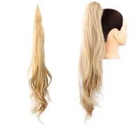 Estensioni Dei Capelli Sintetici A Coda Di Cavallo Da Donna Avvolgenti Da 31 Pollici Capelli Ricci Lunghi Capelli Ondulati Coda Di Cavallo Acconciatura Quotidiana T1B430