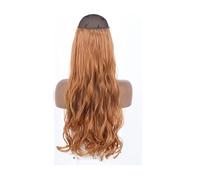 Estensioni Dei Capelli Sintetici Da 22 Pollici 16 Pollici Da Donna Dritti Resistenti Al Calore Senza Clip Nei Capelli Finti Segreti Nascosti SQ88-30 22INCHES