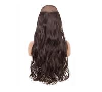 Estensioni Dei Capelli Sintetici Da 22 Pollici 16 Pollici Da Donna Dritti Resistenti Al Calore Senza Clip Nei Capelli Finti Segreti Nascosti SQ88-4 22INCHES