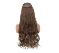 Estensioni Dei Capelli Sintetici Da 22 Pollici 16 Pollici Da Donna Dritti Resistenti Al Calore Senza Clip Nei Capelli Finti Segreti Nascosti SQ88-8 16inches
