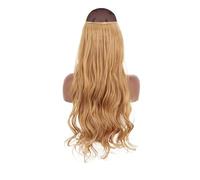 Estensioni Dei Capelli Sintetici Da 22 Pollici 16 Pollici Da Donna Dritti Resistenti Al Calore Senza Clip Nei Capelli Finti Segreti Nascosti SQ88-27 16inches