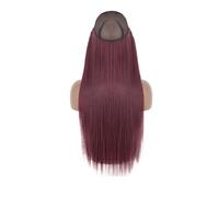 Estensioni Dei Capelli Sintetici Da 22 Pollici 16 Pollici Da Donna Dritti Resistenti Al Calore Senza Clip Nei Capelli Finti Segreti Nascosti SQ66-118 22INCHES