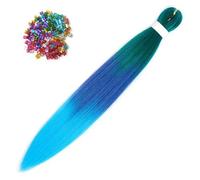 Estensioni dei capelli trecce sintetiche Easy Ombre per capelli treccia jumbo afro marrone rosso viola 20 "/26" -S7-26 pollici