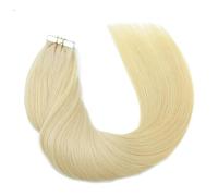 estensioni del nastro Extension for capelli con nastro adesivo for Salon 613 Bleach Blonde Extension for capelli con nastro adesivo Extension for capelli umani Remy lisci senza cuciture invisibili Ext