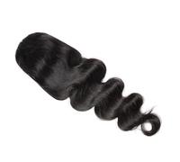 Estensioni della coda di cavallo dei capelli umani dell'onda del corpo for le donne Clip nera naturale nelle estensioni dei capelli della coda di cavallo con coulisse per l'uso quotidiano(26inch)