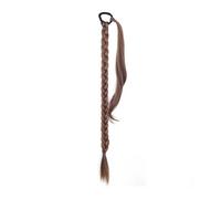 Estensioni Della Coda Di Cavallo Intrecciate Sintetiche Da Donna Trecce Avvolgenti Coda Chignon Con Elastico Anello Per Capelli 34 "Treccia Bionda 2-30 85CM