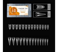 Estensioni della forma, forme ergonomiche dei bordi a farfalla, B | Stencil per unghie in plastica per manicure facili da salone, abbigliamento comodo e risultati degni un salone