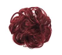 Estensioni di nodi di capelli disordinati capelli ricci ondulati elastici per capelli per donne e ragazze grandi sintetici acconciature per capelli chignons
