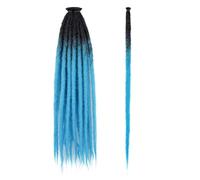 Estensioni Dreadlock da 24 pollici 40 fili Capelli intrecciati all'uncinetto Larghezza 0,6 cm Parrucche sintetiche morbide for donna Facile installazione e rimozione(2T-16#)