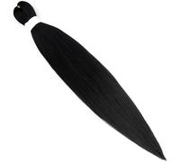 Estensioni for capelli Dreadlock, Estensioni for capelli, Trecce lunghe Ombre Capelli sintetici Trecce facili 90 grammi Capelli da 26 pollici(#1B26INCHES)