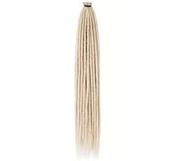 Estensioni for Dreadlock da 24 pollici Larghezza 0,6 cm Dreadlock sintetici morbidi all'uncinetto 20 fili Intrecciatura fatta a mano for le donne Hair Extensions(Blonde)