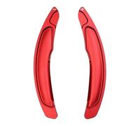 estensioni leve cambio Compatibile Con Mitsubishi Per Lancer 2010-2016 Per Outlander 2016-2019 Paddle Shift Estendi Copertura Estensione Sterzo In Alluminio 2 Pezzi(Red)