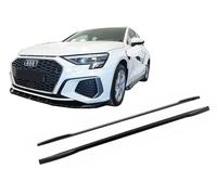 Estensioni Minigonne Laterali per Audi A3 8Y S-Line S3 2020+ Limo Sportback Nero