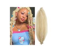 Estensioni per capelli Afro Twist, da 45 a 50 cm, trecce Marley Twist pre-separate per capelli morbidi all'uncinetto, per donne nere (6 confezioni)(Blonda, 18 pollici)