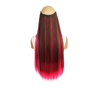 Estensioni per capelli da usare quotidianamente, lunghezza 60 cm, lisci, testa 3/4, un pezzo, 5 clip, per donne, diversi stili(2H8C)