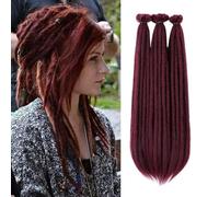 Estensioni per capelli sintetici lunghi e lisci colorati con fermagli Fermagli per capelli neri colorati resistenti al calore Posticci per donne-Verde erba 50 cm