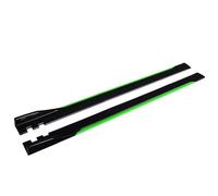 Estensioni Per Minigonne Laterali 2 M Minigonne Laterali Splitter Per Alette Labbro Per Clio Per Megane Per DUSTER Per LOGAN Per Twingo Minigonne Laterali Alettoni Laterali(Green)