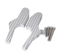 Estensioni Poggiapiedi Passeggero Moto Per Vespa GT 125 200 60 250ie 125L Euro 3 200L Accessori Pedane Sostituzione(Silver)