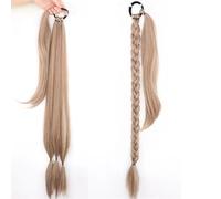 Estensioni Sintetiche Dei Capelli A Coda Di Cavallo Intrecciate Lunghe Per Le Donne Biondo Nero Avvolgenti Intorno Alla Coda Di Cavallo Posticci Fibra Ad Alta Temperatura