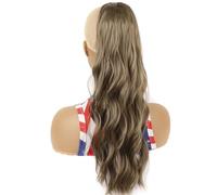Estensioni Sintetiche Dei Capelli A Coda Di Cavallo Per Le Donne Parrucche Lunghe Ricce Ondulate Soffici Con Coulisse Per L'uso Quotidiano