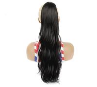 Estensioni Sintetiche Dei Capelli A Coda Di Cavallo Per Le Donne Parrucche Lunghe Ricce Ondulate Soffici Con Coulisse Per L'uso Quotidiano