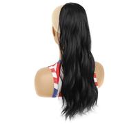 Estensioni Sintetiche Dei Capelli A Coda Di Cavallo Per Le Donne Parrucche Lunghe Ricce Ondulate Soffici Con Coulisse Per L'uso Quotidiano