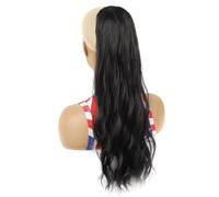 Estensioni Sintetiche Dei Capelli A Coda Di Cavallo Per Le Donne Parrucche Lunghe Ricce Ondulate Soffici Con Coulisse Per L'uso Quotidiano