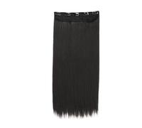 Estensioni sintetiche for capelli invisibili in un pezzo a 5 clip, parrucchino lungo dritto da 24 pollici resistente al calore for le donne(2)