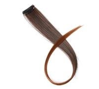 Estensioni sintetiche per capelli con clip Ombre Posticci ricci dritti 20 '' Arcobaleno con riflessi Posticci-19-20 pollici-1 PC