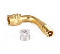 Estensioni valvola pneumatico auto, adattatore per Estensione Valvola, estensione per valvola pneumatica a 90 gradi, prolunga per valvola pneumatica in ottone, per auto, camion, moto, scooter