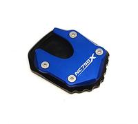Estensore Cavalletto Laterale In Alluminio CNC Per Moto Cavalletto Laterale Ingrandisci Cuscinetti Di Estensione Per NC750X NC750 X 2021 2022(Blu)