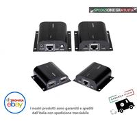 ESTENSORE DI SEGNALE HDMI SU CAVO ETHERNET 55M CON PORTA HDMI PASSANTE E RIPETIT