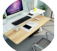 Estensore ergonomico da scrivania con vassoio per tastiera e morsetto, bracciolo pieghevole e supporto per gomito, per casa e ufficio, piattaforma in legno per un comodo utilizzo del computer