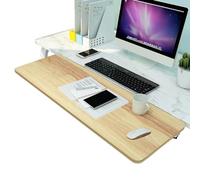 Estensore ergonomico da scrivania regolabile a 90°, con morsetto, 55/65/75 x 25 cm, ripiano per tastiera, per il massimo comfort durante lunghe ore di scrittura e gioco, supporto robusto