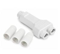 ESTENSORE ETHERNET POE OUTDOOR 1 INGRESSO E 2 USCITE RJ45 10/100 MBPS