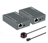 ESTENSORE HDMI + telecomando IR max 60metri con cavo LAN CAT6 Extender 1080P