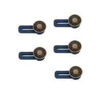 Estensore in vita per jeans, gonne e pantaloni, confezione da 5 Blue