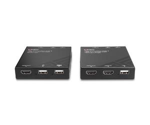 Estensore KVM - Lindy - Cat.6 - HDMI e USB - 120m - Supporto PoC