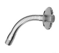 Estensore per braccio doccia orientabile, angolo regolabile, in acciaio inox di lunga durata, compatibile con pioggia ad alta pressione, filettatura cromata da 1/2"
