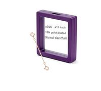 Estensore per collana dorata in argento Sterling placcato 18k, estensione a catena per braccialetti da donna, maglia di sicurezza per gioielli di dimensioni normali, larghezza 3mm, lunghezza 5,8cm