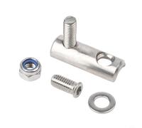 Estensore per deragliatore anteriore per bici da strada, in acciaio inox, adatto per R7000 per R8000 per R9100 con guarnizione dado regolabile per alzare o abbassare il deragliatore