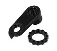 Estensore per deragliatore in lega di alluminio per biciclette che supportano il montaggio posteriore su telai con punti di attacco standardizzati