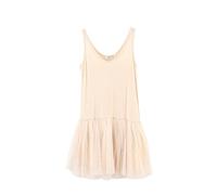 Estensore per donne e ragazze in tulle a rete con cinturino regolabile sotto il vestito superiore della giacca, Stile 04-beige, Taglia unica