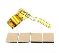 Estensore per leva del segnale di direzione dell'auto, in alluminio, regolabile, per volante, diametro da 18 mm a 28 mm (oro)