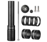 Estensore per manubrio, stelo della bicicletta, 28,6 mm, regolabile, in lega di alluminio, sollevatore per manubrio di mountain bike, estensori per il collo per bici da strada, città, bicicletta