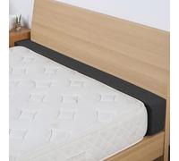 Estensore per materasso e riempitivo per letto lungo (15 x 15 x 150 cm, nero, perfetto per letti singoli, queen size, king size, aumenta il comfort e lo spazio