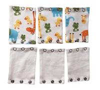 Estensore per pagliaccetto per bambini - Kit di estensione per pagliaccetto per pannolini per bambini durevole da 6 pezzi Lenzuolo di allungamento e flessibile Migliora l'uso Comfort per il quotidiano