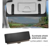 Estensore per parasole del veicolo con design a doppio scatto e proprietà antiriflesso per una guida sicura e confortevole (nero)