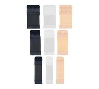 Estensore per Reggiseno Confortevole, 15 Pezzi, Taglia S, M e L, Nero, Bianco, Beige, Fila di 2 + 3 Ganci, 2x2, 3x2 File di Ganci, Materiale Elastico e Morbido, estensore per Reggiseno